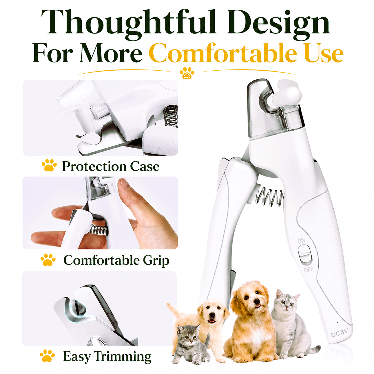Pawfectly Pampered™ Effortless Nail Clipper