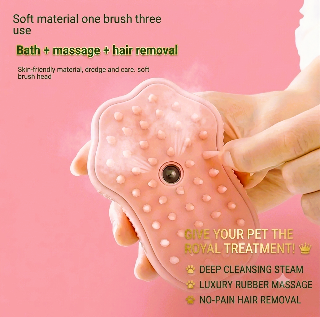 Pawfectly Pampered™ Gentle Steam Groomer