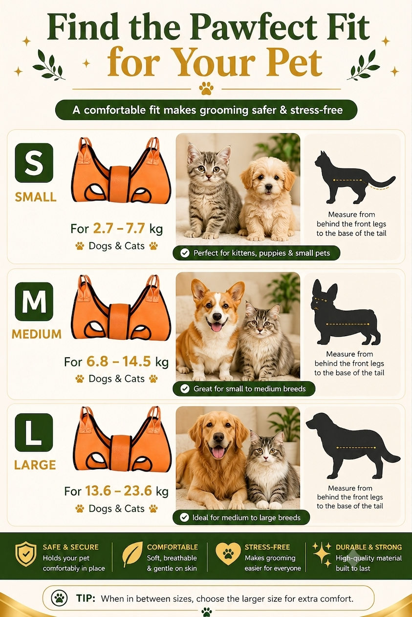 Pawfectly Pampered™ Comfort Grooming Sling