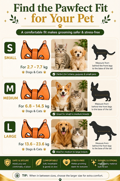 Pawfectly Pampered™ Comfort Grooming Sling